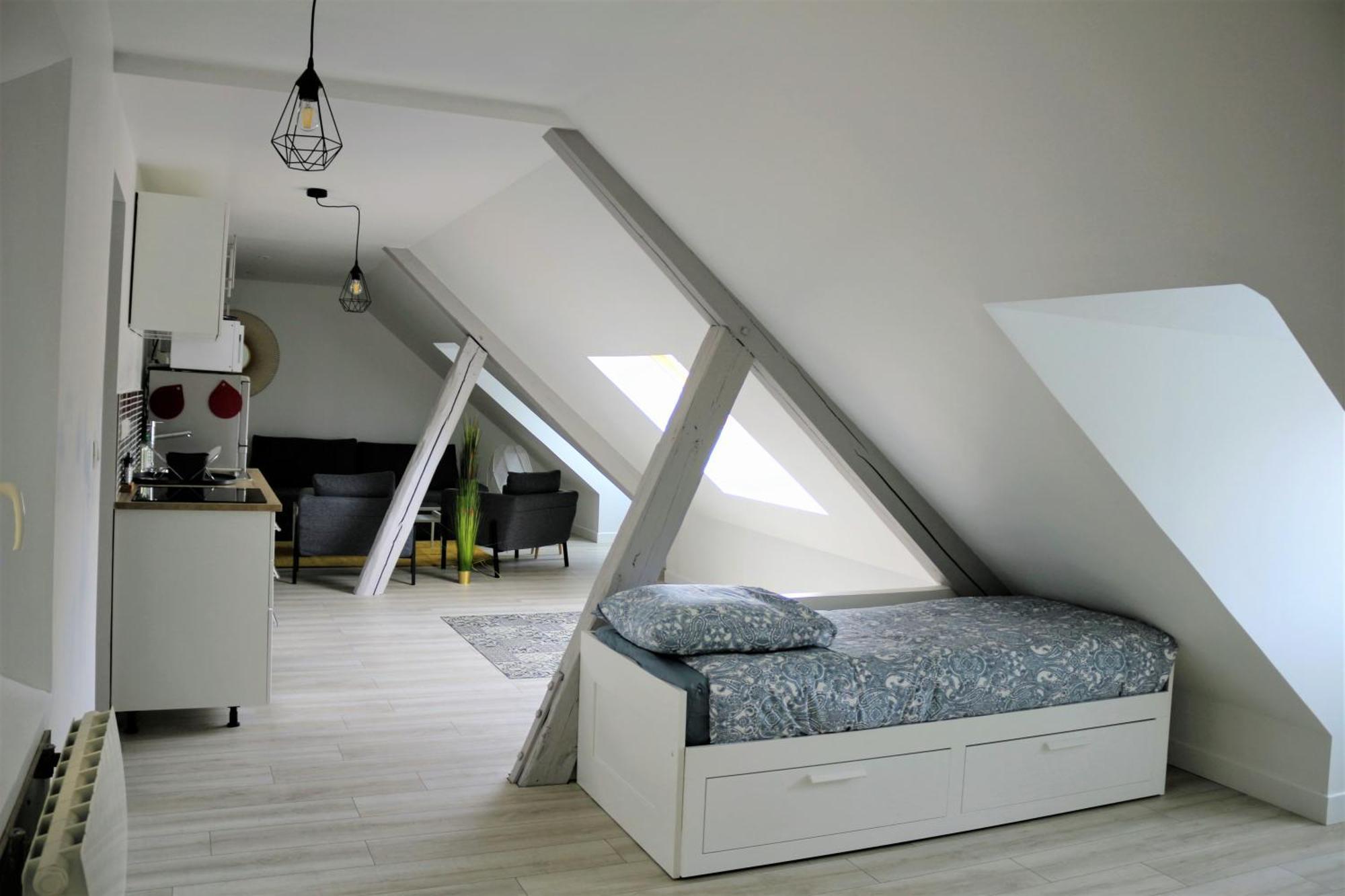 Appartements Up & Down By Beds76 Rouen Szoba fotó